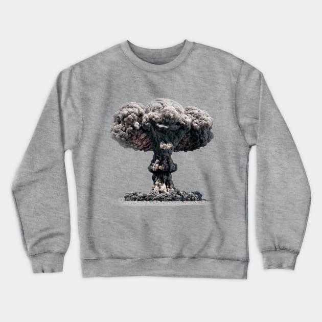 Mushroom Cloud Crewneck Sweatshirt by TeeMax
